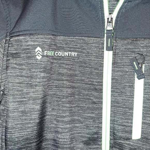 Free Country Wind & Water Resistant Soft Shell Hooded Jacket,Like New XL - Picture 8 of 10